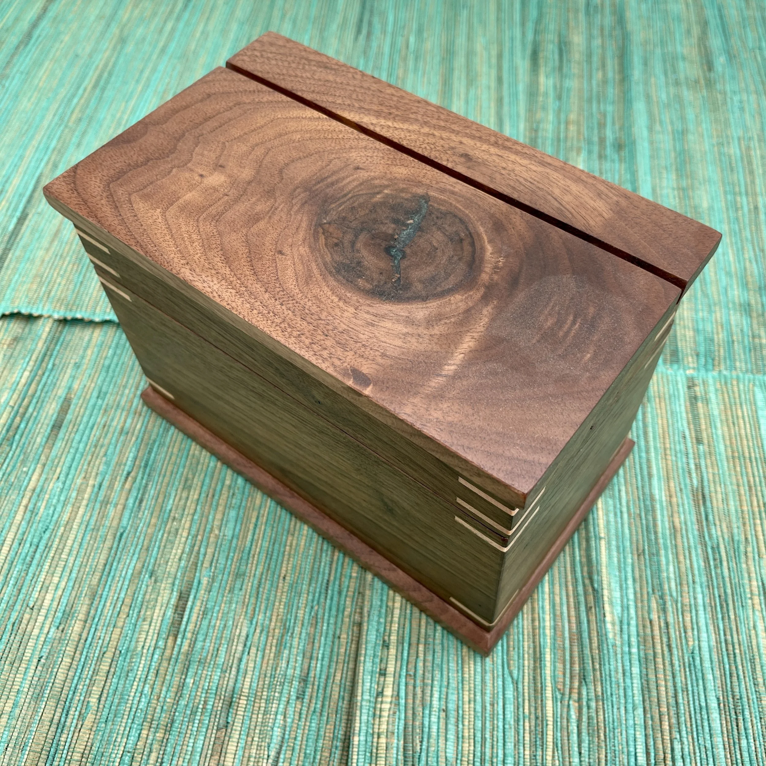 Walnut Recipe Box #2 — Sallie Plumley Studio- Custom Woodworker